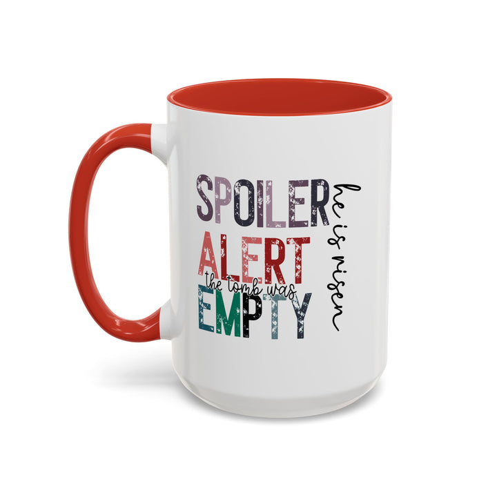 Spoiler Alert - Accent Coffee Mug (11, 15oz)