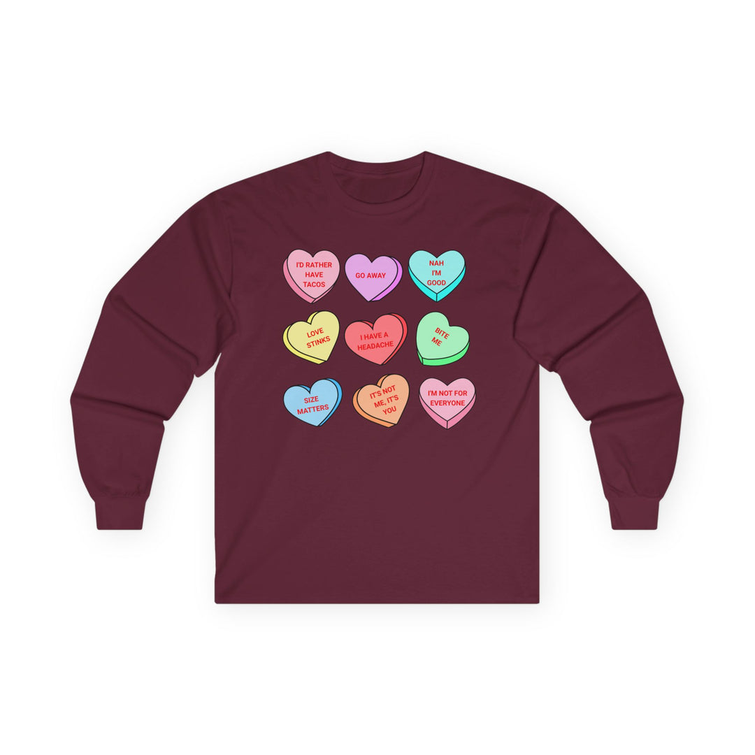 Conversation Hearts - Unisex Ultra Cotton Long Sleeve Tee