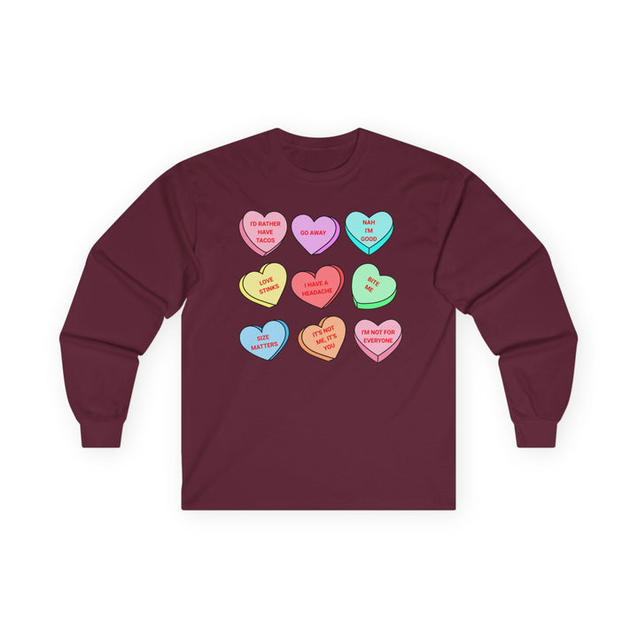 Conversation Hearts - Unisex Ultra Cotton Long Sleeve Tee