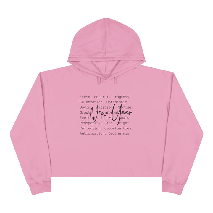 New Year Optimism - Crop Hoodie
