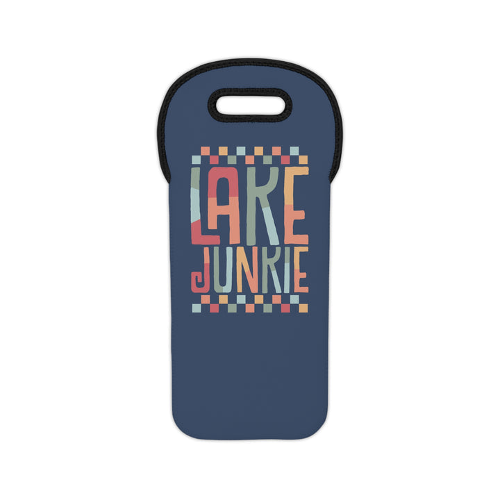 Lake Junkie - Wine Tote Bag