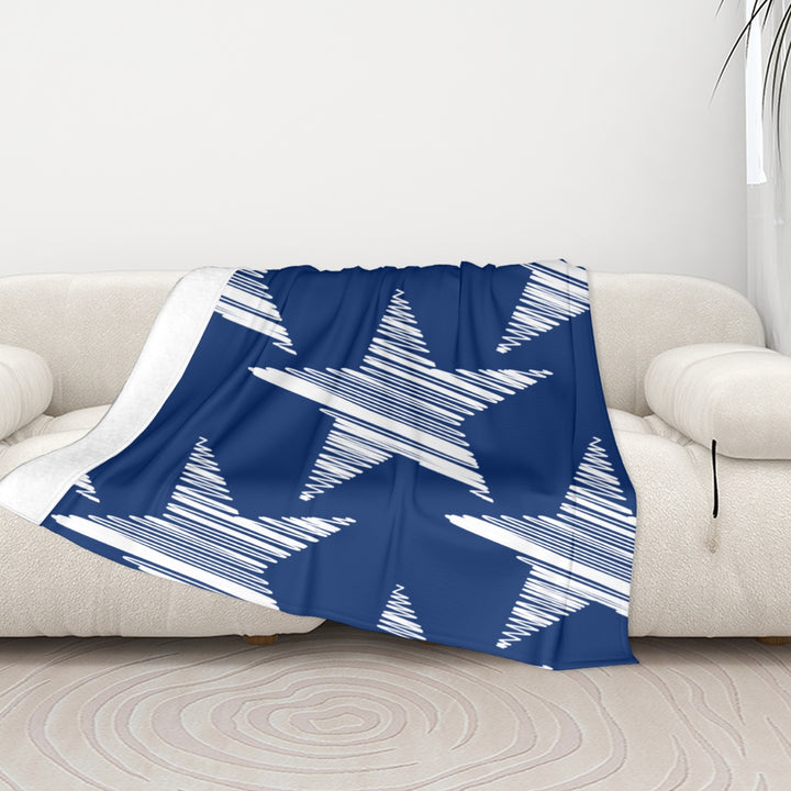 Scribble Stars - Sofa Blanket