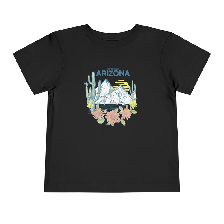 Feel The Sunset Arizona - Toddler Short Sleeve Tee