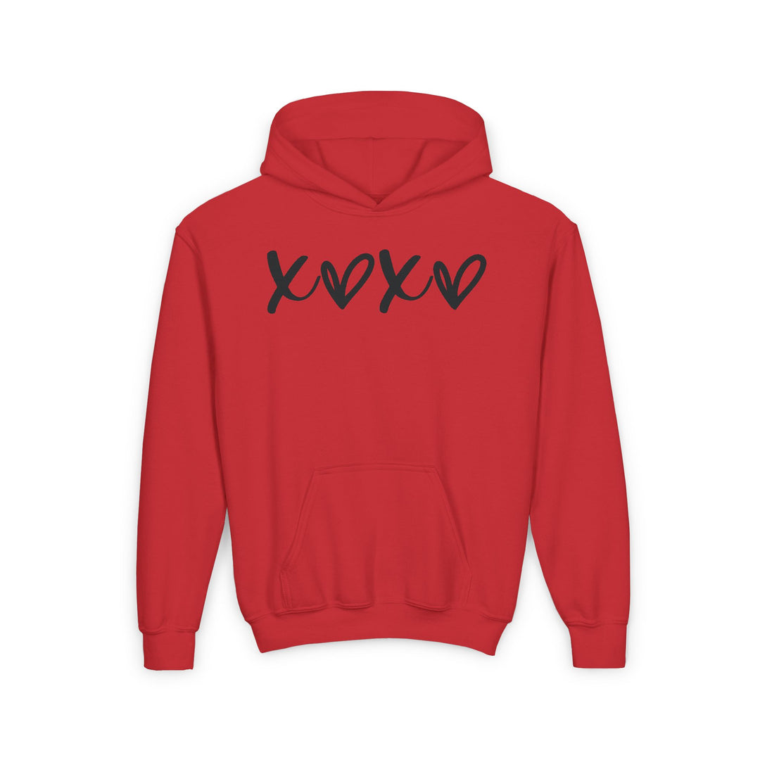 XOXO - Youth Heavy Blend Hooded Sweatshirt