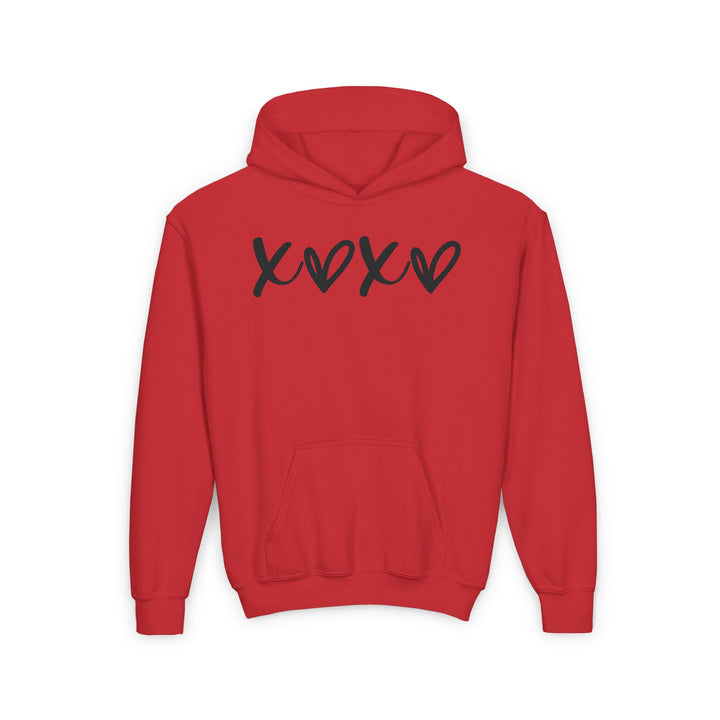 XOXO - Youth Heavy Blend Hooded Sweatshirt