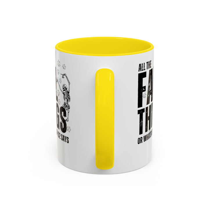 All The Fall Things - Accent Coffee Mug (11, 15oz)