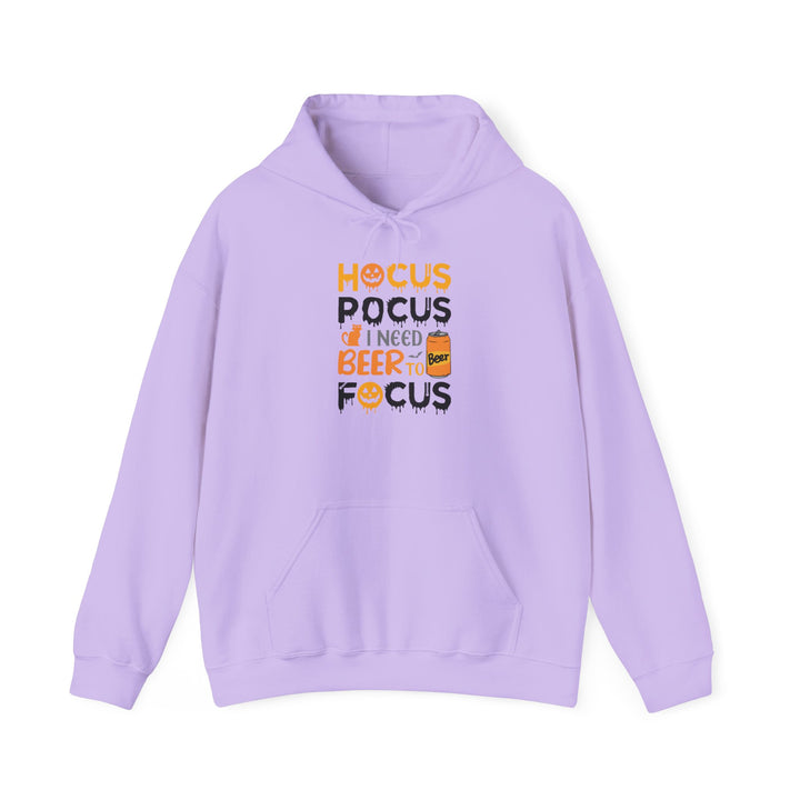Hocus Pocus I Need A Beer To Focus - Unisex Heavy Blend™ Hooded Sweatshirt