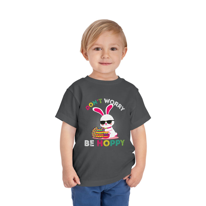 Don't Worry Be Hoppy - Toddler Short Sleeve Tee