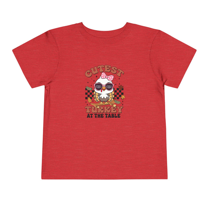 Cutest Turkey Girls -Toddler Short Sleeve Tee