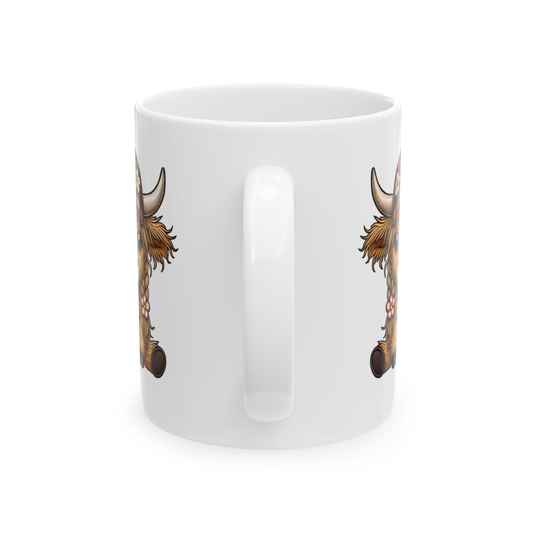 Summer Cow - Ceramic Mug, (11oz, 15oz)