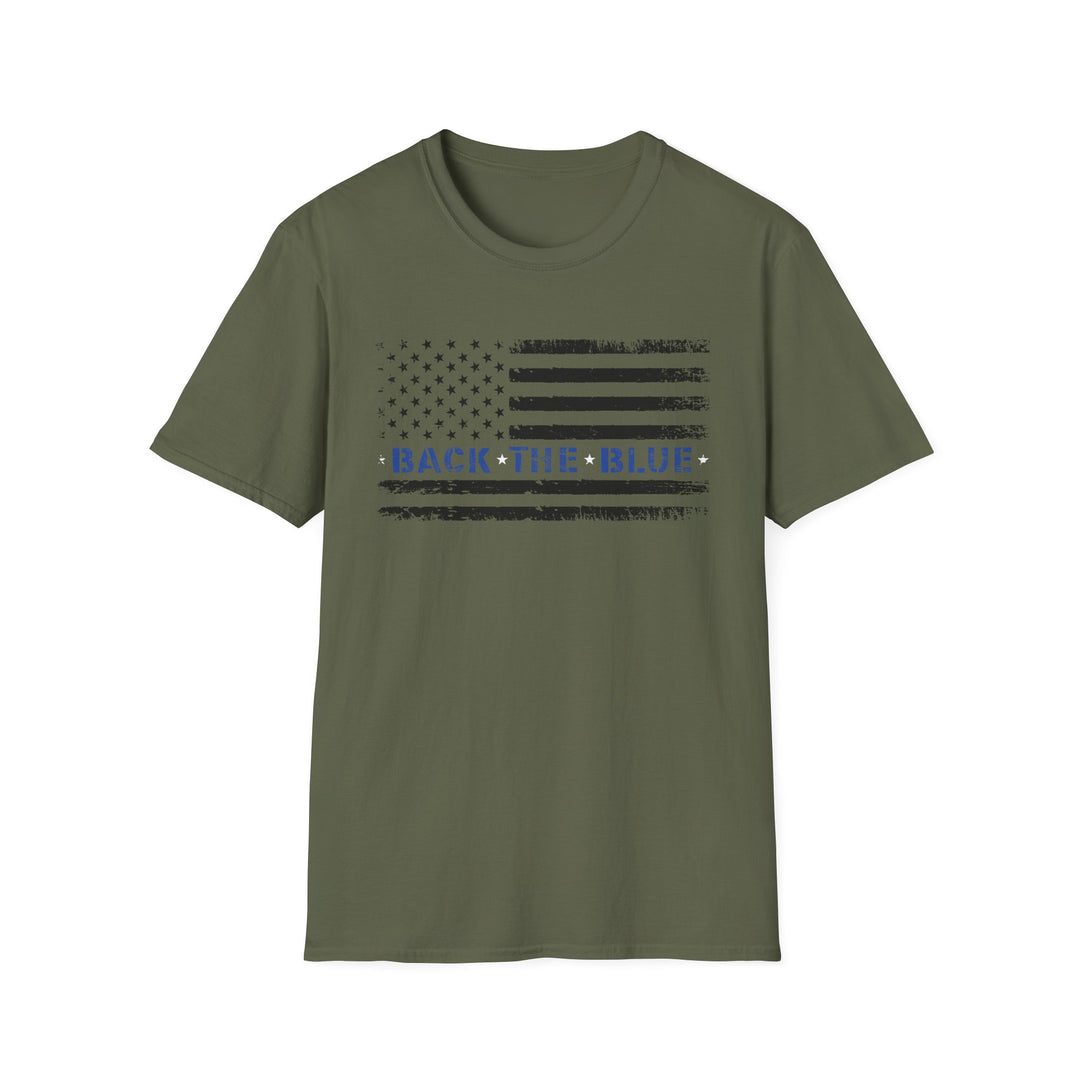 Back The Blue - Unisex Softstyle T-Shirt