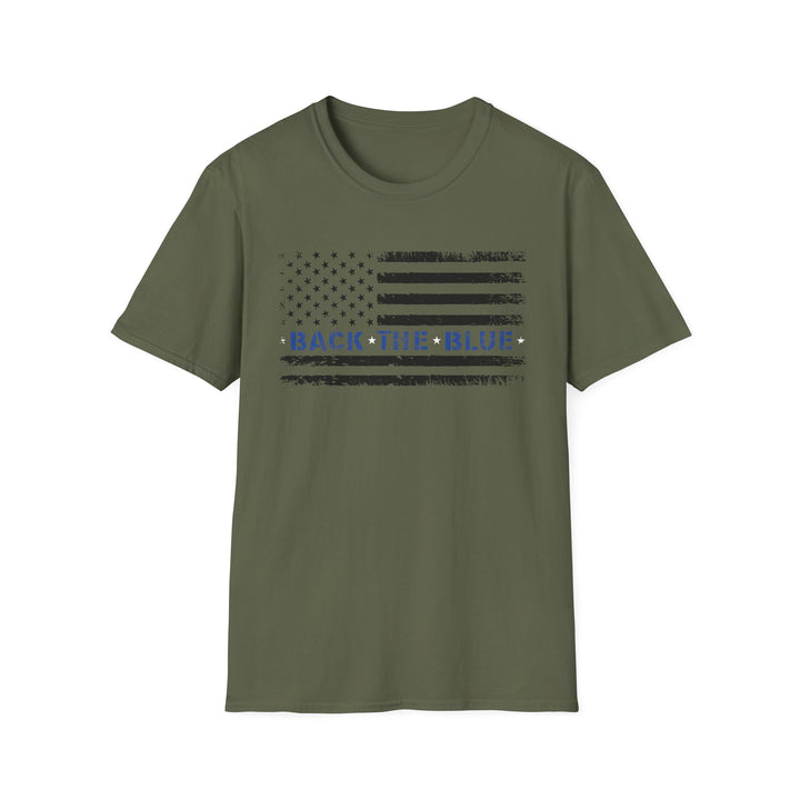 Back The Blue - Unisex Softstyle T-Shirt