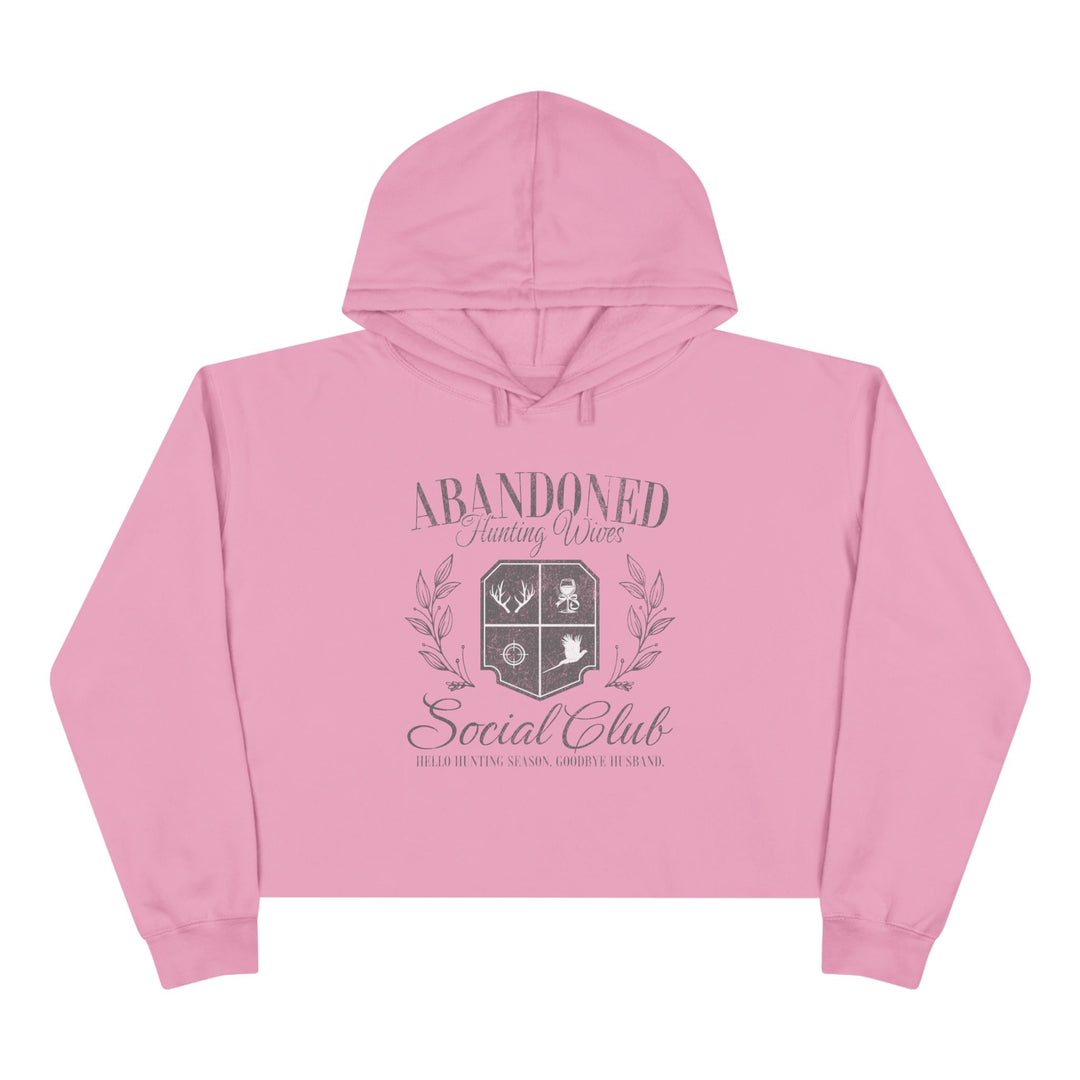Abandoned Hunting Wives- Crop Hoodie