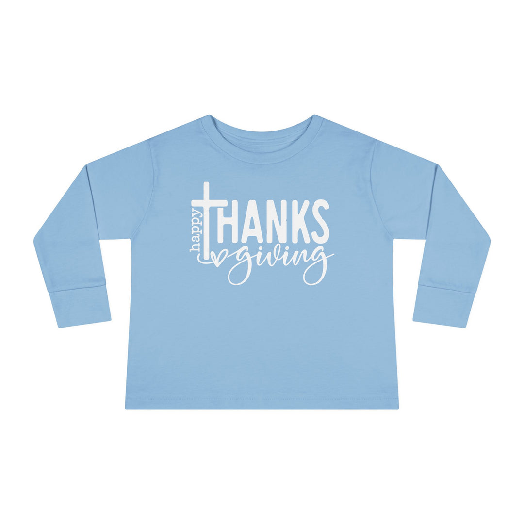 Thanksgiving Cross - Toddler Long Sleeve Tee