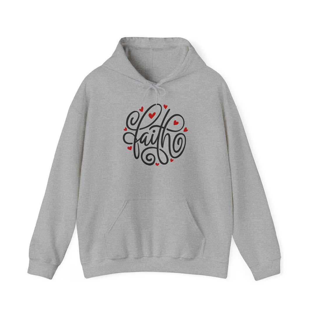 Faith Hearts - Unisex Heavy Blend™ Hooded Sweatshirt