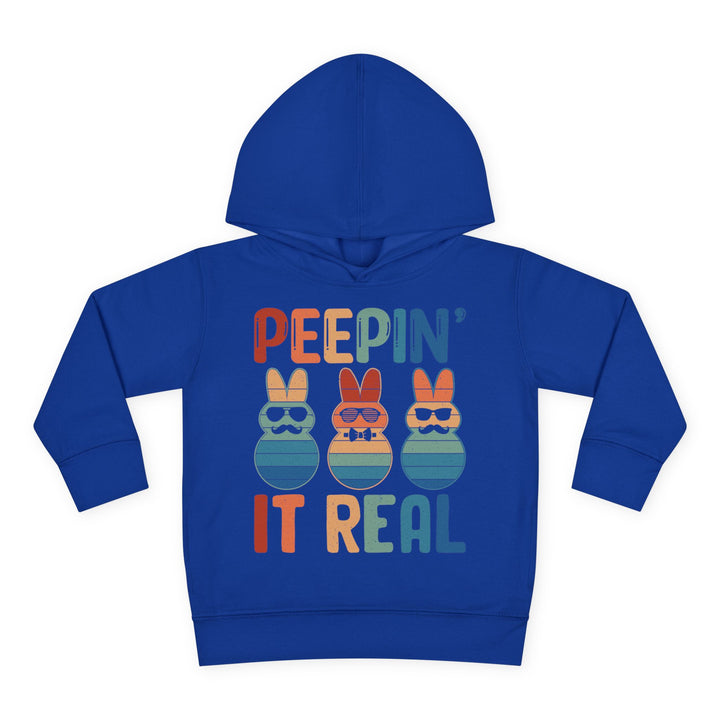 Peepin It Real - Toddler Pullover Fleece Hoodie