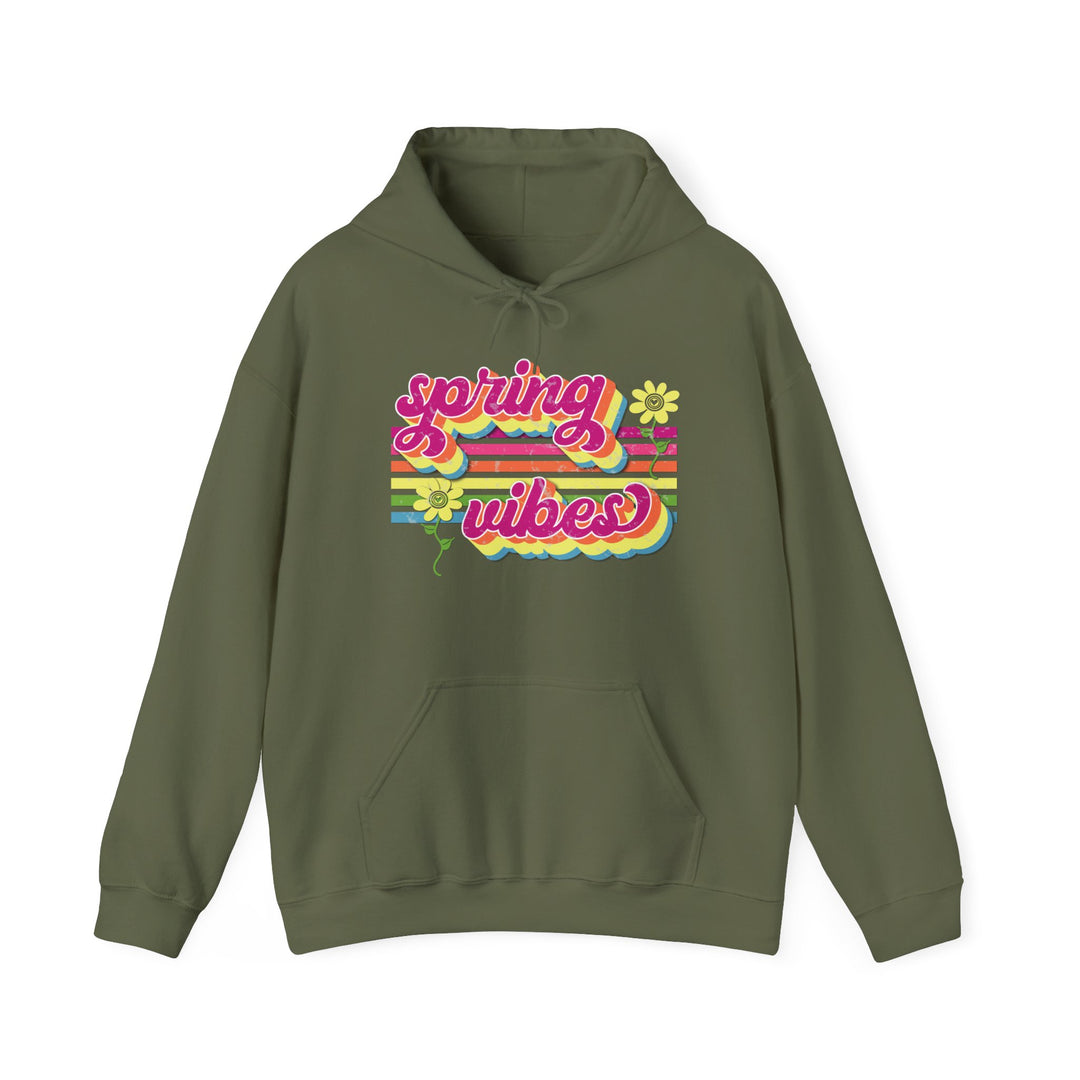 Spring Vibes Retro - Unisex Heavy Blend™ Hooded Sweatshirt