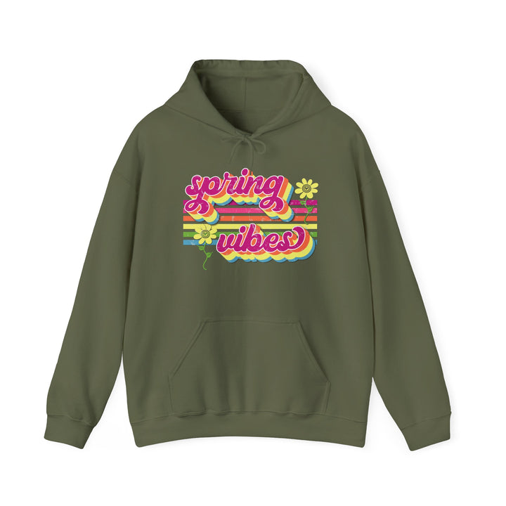 Spring Vibes Retro - Unisex Heavy Blend™ Hooded Sweatshirt