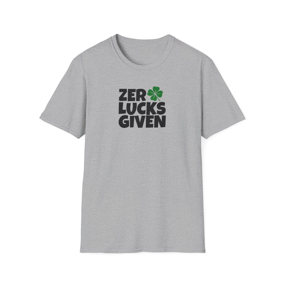 Zero Lucks Given - Unisex Softstyle T-Shirt