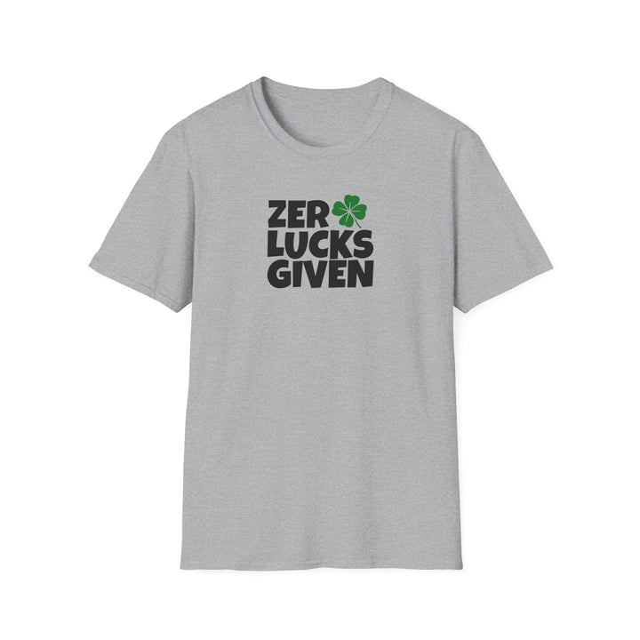 Zero Lucks Given - Unisex Softstyle T-Shirt