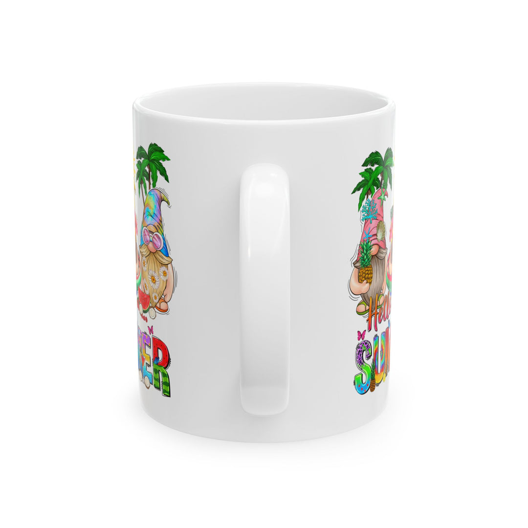 Summer Gnomes- Ceramic Mug, (11oz, 15oz)
