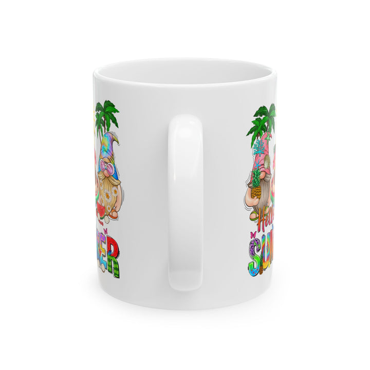 Summer Gnomes- Ceramic Mug, (11oz, 15oz)