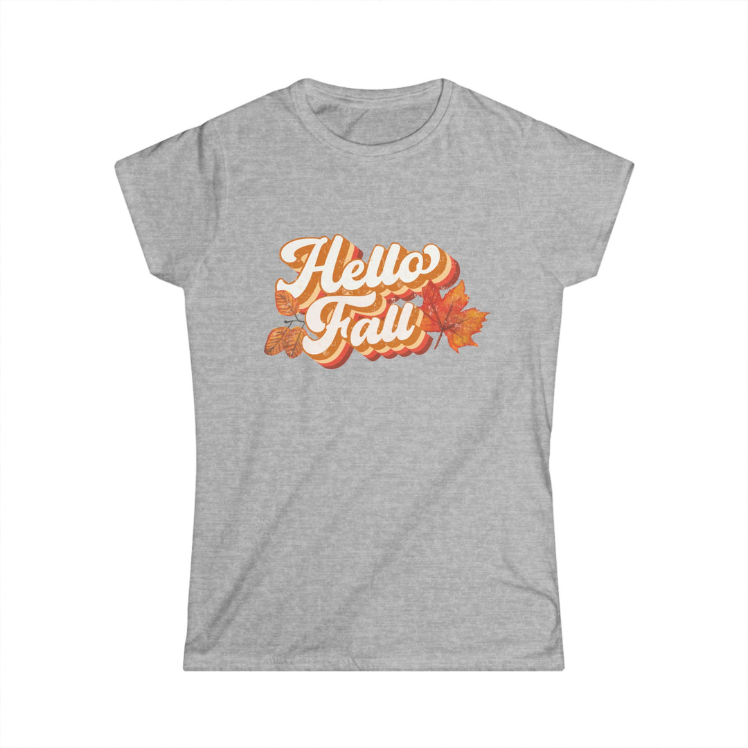 Retro Hello Fall - Women's Softstyle Tee