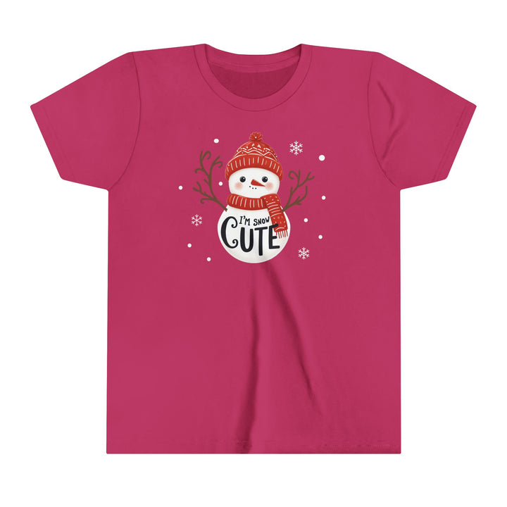 Snow Cute - Youth Short Sleeve Tee