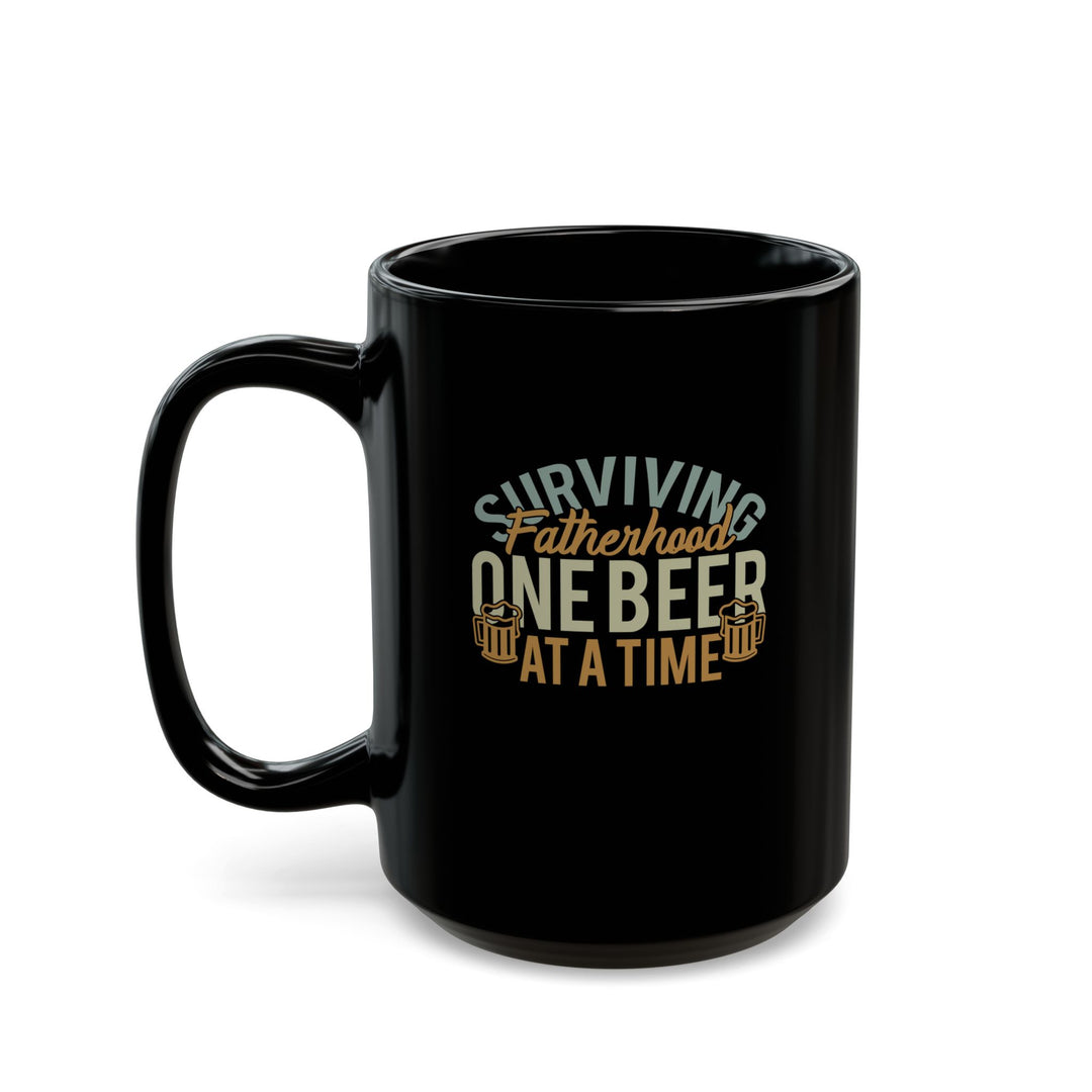 Surviving Fatherhood - Black Mug (11oz, 15oz)