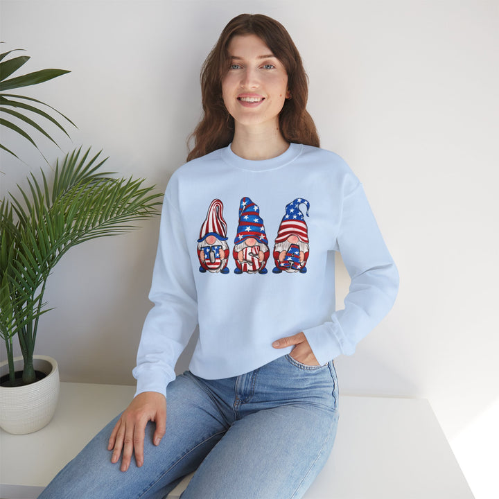 4th Of July Gnomes - Unisex Heavy Blend™ Crewneck Sweatshirt