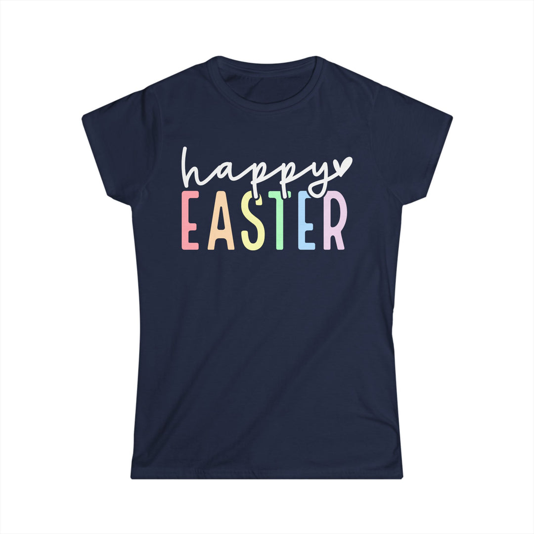 Pastel Happy Easter - Women's Softstyle Tee