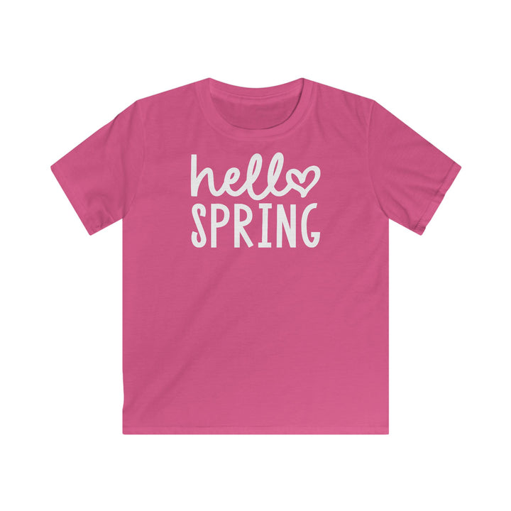 Hello Spring - Kids Softstyle Tee