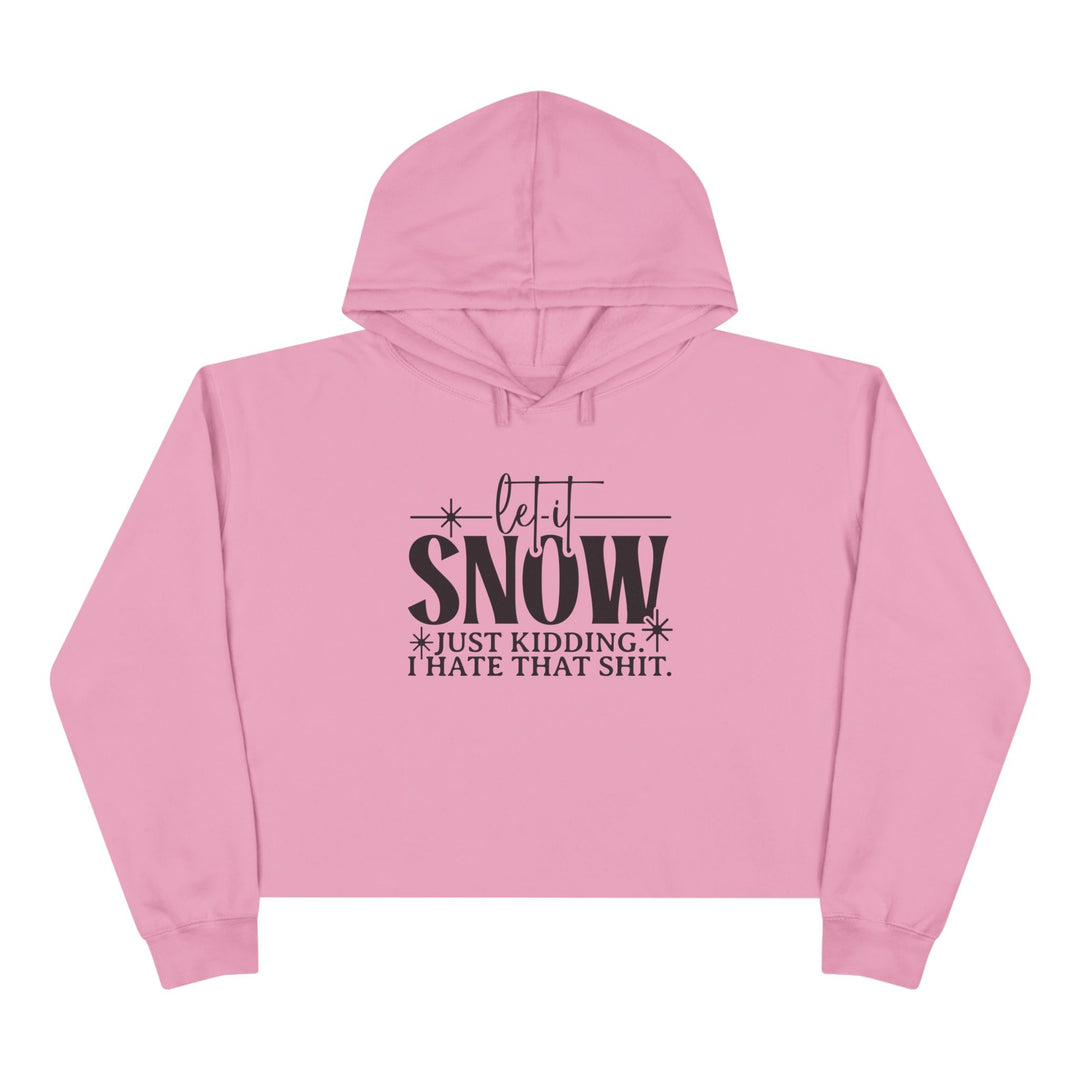 Let It Snow - Crop Hoodie