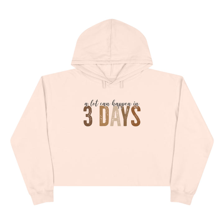 3 Days - Crop Hoodie