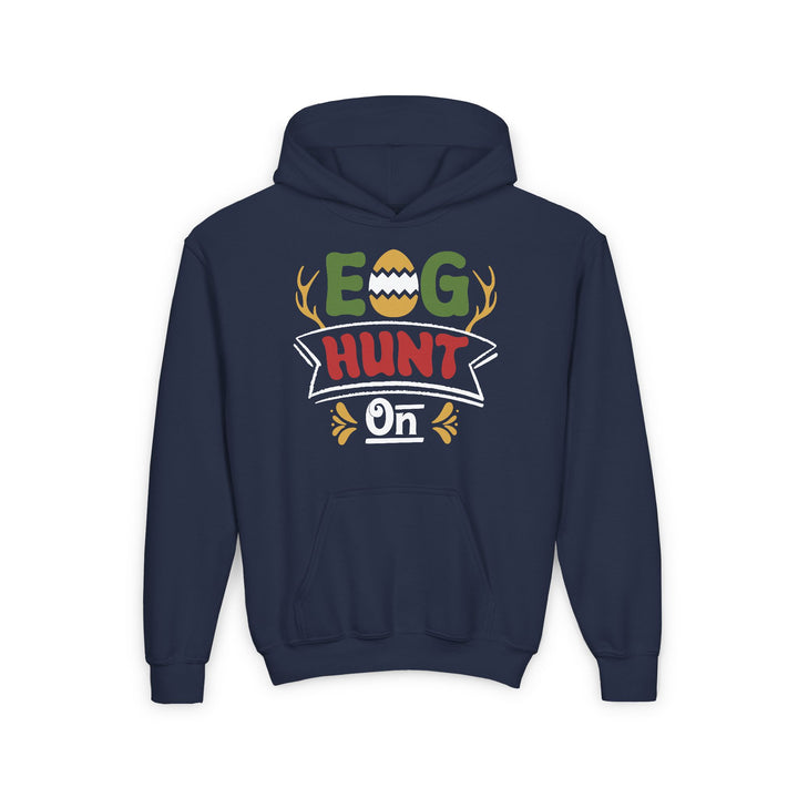 Egg Hunt - Youth Heavy Blend Hooded Sweatshirt