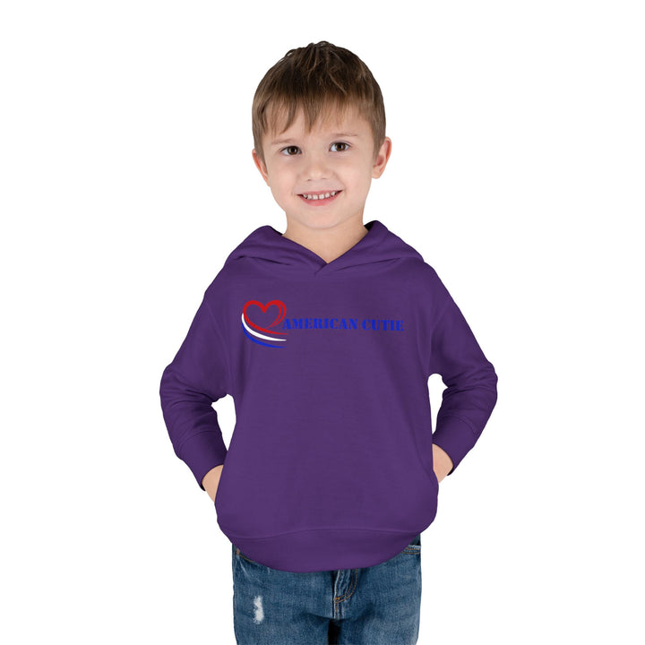American Cutie - Toddler Pullover Fleece Hoodie