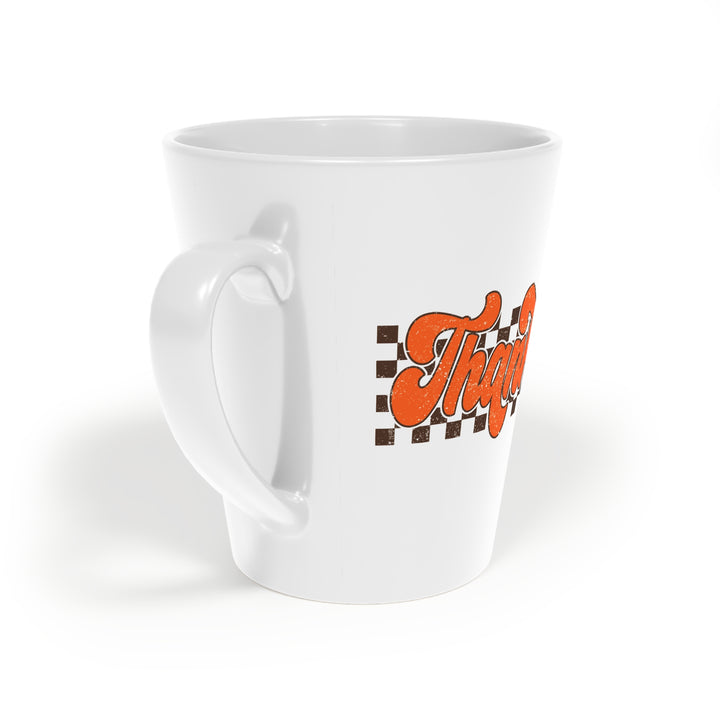 Retro Thankful - Latte Mug, 12oz