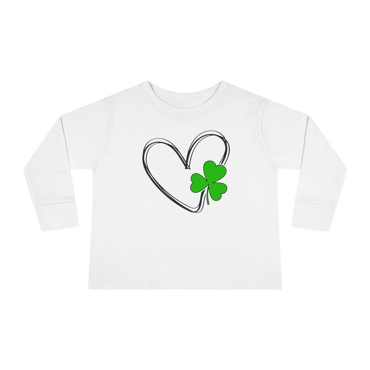 Heart & Clover - Toddler Long Sleeve Tee