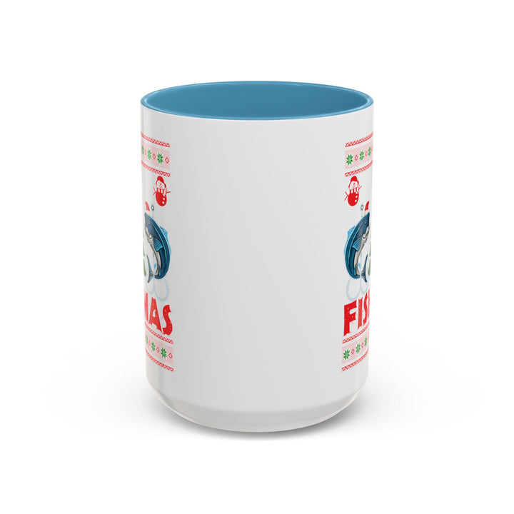 Merry Fishmas - Accent Coffee Mug (11, 15oz)
