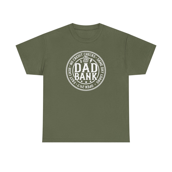 Bank Of Dad - Unisex Heavy Cotton Tee