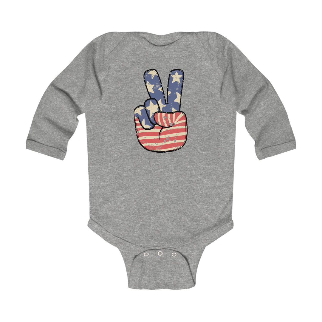 Peace - Infant Long Sleeve Bodysuit
