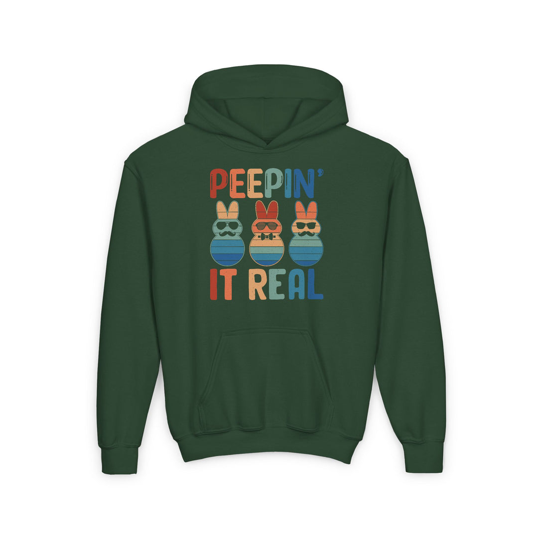Peepin It Real - Youth Heavy Blend Hooded Sweatshirt