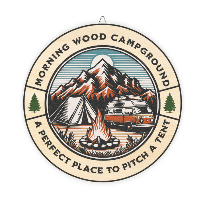 Morning Wood Campground - Wood Signs