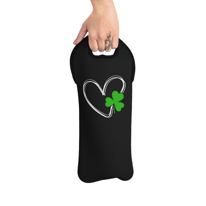 Heart & Clover - Wine Tote Bag