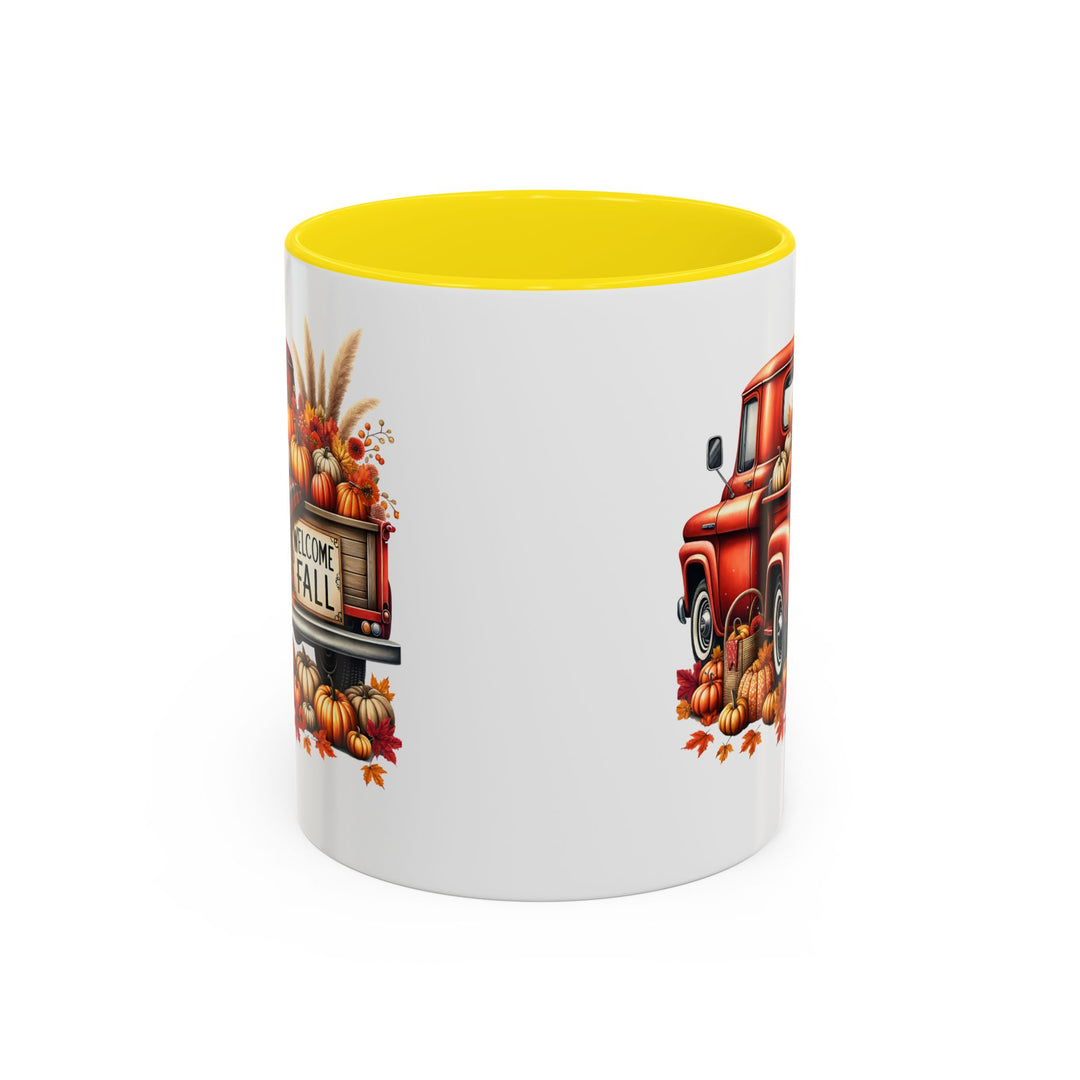 Welcome Fall - Accent Coffee Mug (11, 15oz)