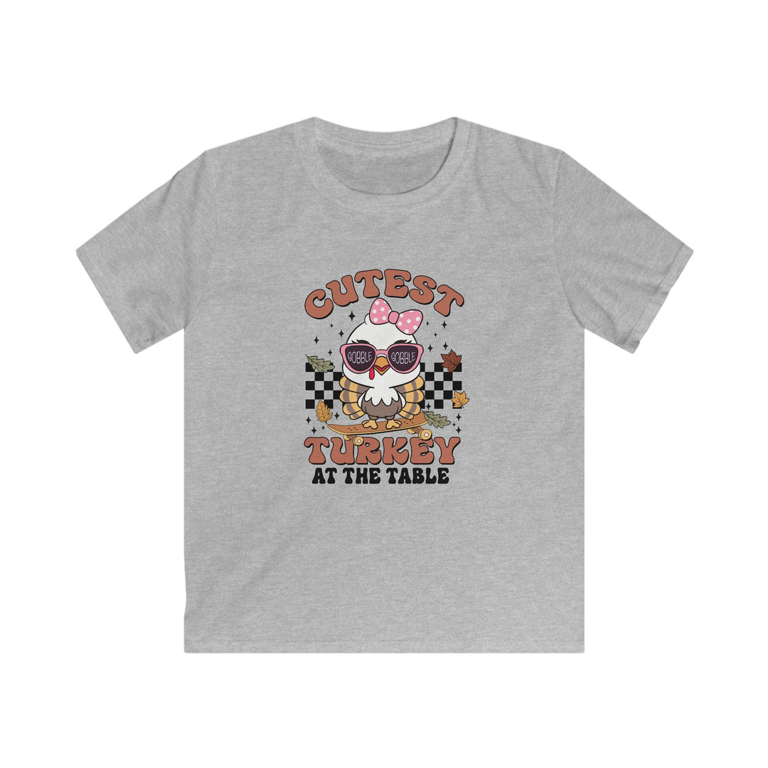 Cutest Turkey Girl - Kids Softstyle Tee