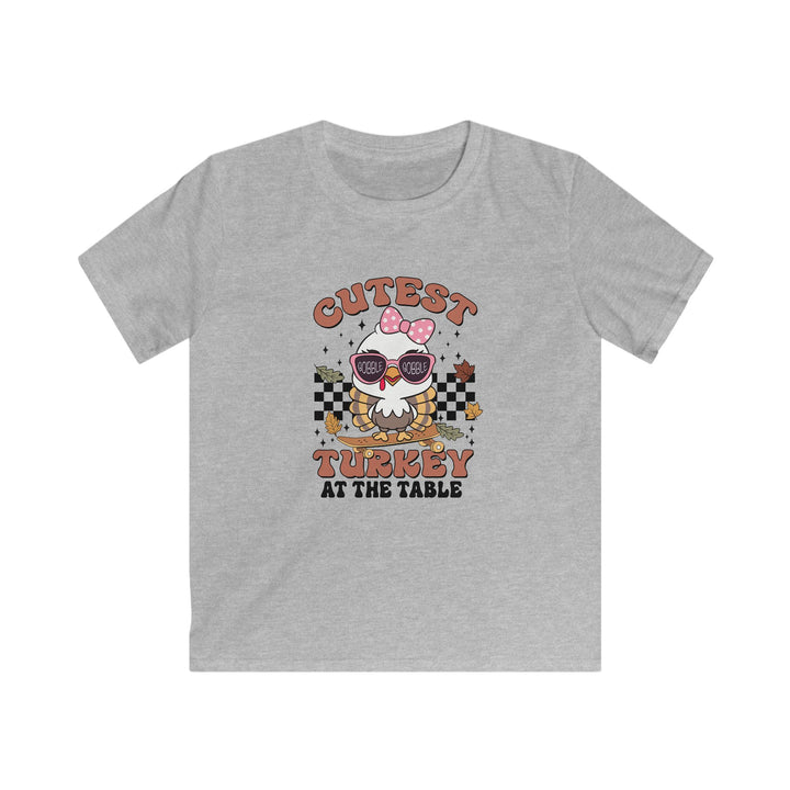Cutest Turkey Girl - Kids Softstyle Tee