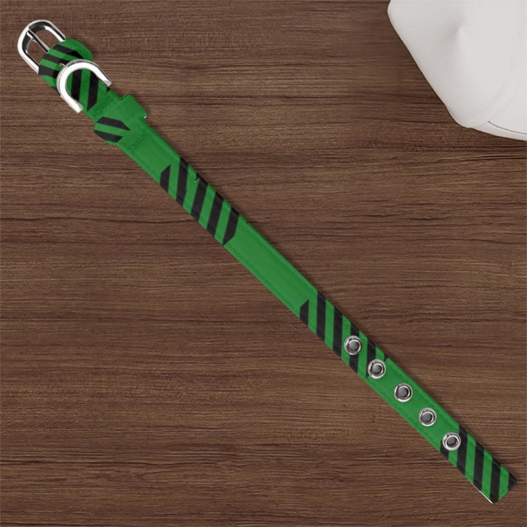 Green Plaid - Pet Collar