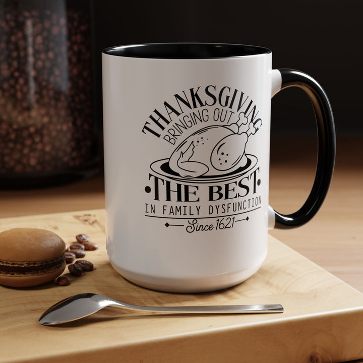 Family Dysfunction - Accent Coffee Mug (11, 15oz)