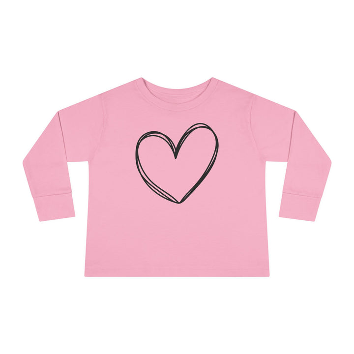 Heart - Toddler Long Sleeve Tee